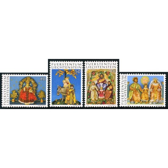 REL/S Liechtenstein Nº 603/06 1976 Navidad-arte popular-Lujo REL/S Liechtenstein Nº 603/06 1976 Navidad-arte popular-Lujo