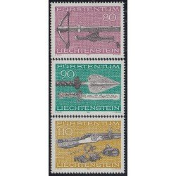 Liechtenstein 692/94 1980 Armas de caza MNH