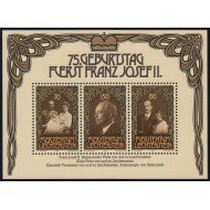 Liechtenstein 711/13 1981 Príncipe François Joseph II MNH Liechtenstein 711/13 1981 Príncipe François Joseph II MNH