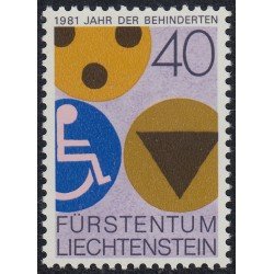 Liechtenstein 715  1981  Año internacional de los discapacitados MNH