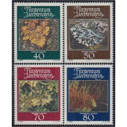 Liechtenstein 717/20 1981 Musgos y liquenes MNH