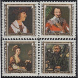 Liechtenstein 750/53 1982 Retratos de visitantes célebres MNH Liechtenstein 750/53 1982 Retratos de visitantes célebres MNH