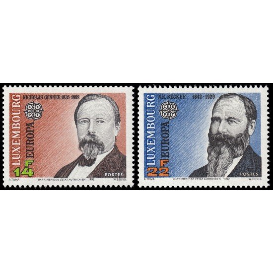Luxemburgo 1243/44 1992 500 Aniv. descubrimiento de América MNH