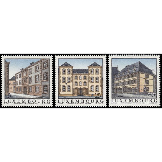 Luxemburgo 1300/02 1994 Viejos refugios de Luxemburgo MNH Luxemburgo 1300/02 1994 Viejos refugios de Luxemburgo MNH