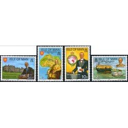 BA2/S Man (isla de) Nº 55/58  1975 50º Aniv. muerte de sir George Goldie Lujo