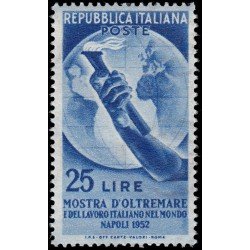 Italia Italy 629 1952 Exp. de ultramar-Nápoles MNH Italia Italy 629 1952 Exp. de ultramar-Nápoles MNH