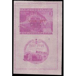 Trieste HB 1A 1949 Procedente de Yugoslavia con sobrecarga MNH