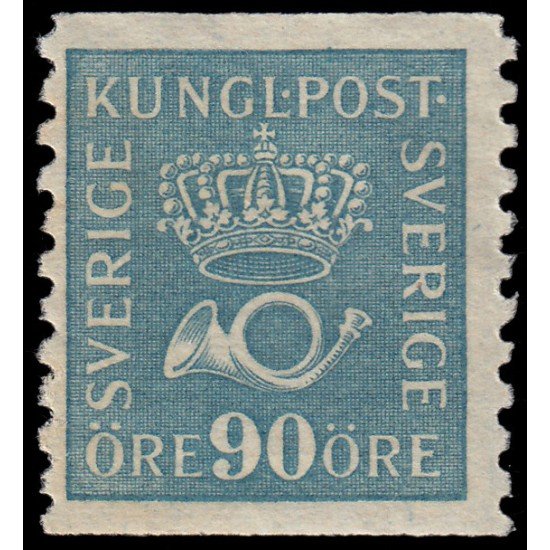 Suecia Sweden 201 1923-26 Corona y cuerno de postas MH