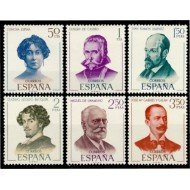 España Spain 1990/95 1970 Literatos Españoles Año 1970 MNH España Spain 1990/95 1970 Literatos Españoles Año 1970 MNH