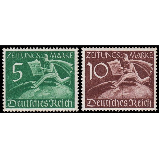 Alemania Imperio Germany 1/2 1939 Sellos de periódicos extranjeros: Paperboy MH