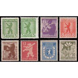 Alemania Zona Soviética de Ocupación 1/7 1945 Motivos diversos MH
