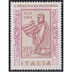 Italia Italy 1231 1975 450º Aniversario del compositor G. Pierluigi de Palestrina MNH