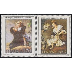 Italia Italy 1353/54 1978 Arte italiano cuadros MNH