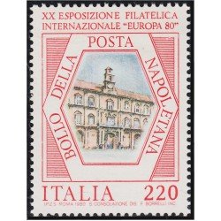 Italia Italy 1417 1980 Europa 20ª Exposición filatélica internacional Nápoles MNH