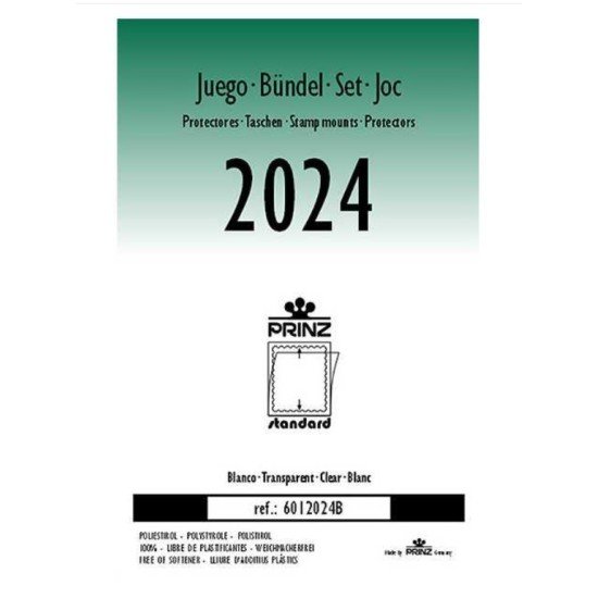 Juego protectores transparentes España 2024 Prinz 6012024B
