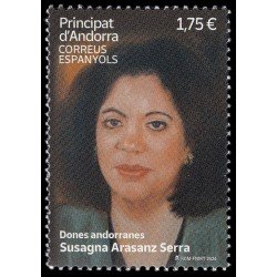 Andorra Española 555 2024 Mujeres andorranas Susagna Arasanz Serra MNH