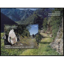 Andorra Española 560 2024 Paisajes Camino de la senyoreta de Sant Julià de Lòria MNH