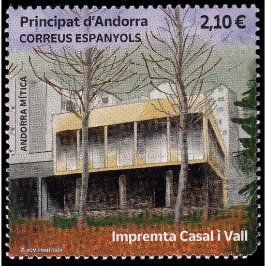 Andorra Española 562 2024 Andorra mítica Imprenta Casal i Vall MNH