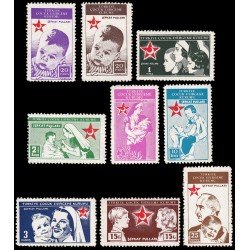 Turquía Turkey B 76/84 1943 Estrella Roja MNH