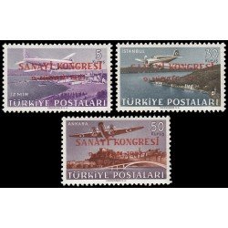 Turquía Turkey A 22/24 1951 Congreso industrial de Ankara MNH