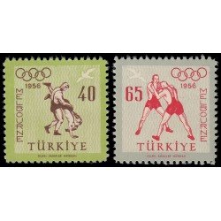 Turquía Turkey A 35/36 1956 Juegos olímpicos de Melbourne MNH
