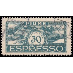 Italia Italy Fiume Expres 1 1920 Caballeros D Annunzio Usados