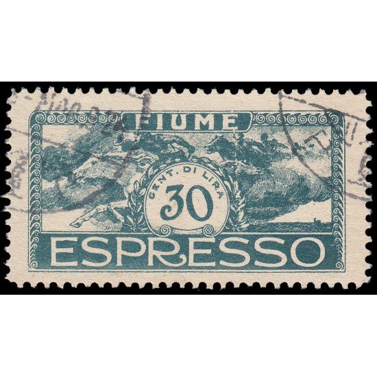 Italia Italy Fiume Expres 1 1920 Caballeros D Annunzio Usados