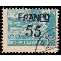 Italia Italy Fiume 92 1919 Sellos con sobrecarga Usados