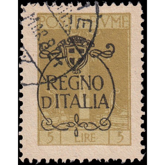 Italia Italy Fiume 205 1924 Anexión a Italia Usados
