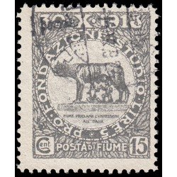 Italia Italy Fiume 59 1919 Aniversario del plebiscito Usados