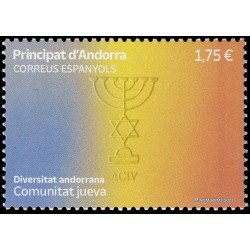 Andorra Española 5548 2023 Diversidad andorrana Comunidad judía MNH