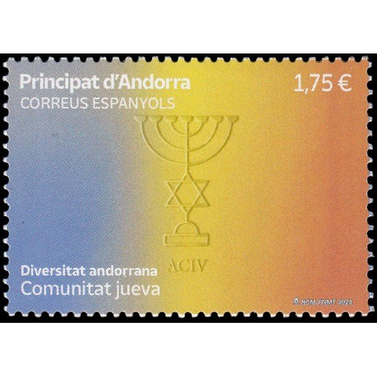 Andorra Española 5548 2023 Diversidad andorrana Comunidad judía MNH