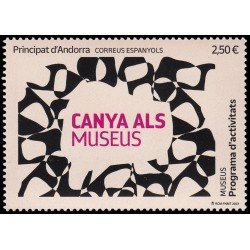 Andorra Española 550 2023 Museos Programa de actividades MNH
