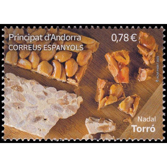Andorra Española 551 2023 Navidad Turrón MNH