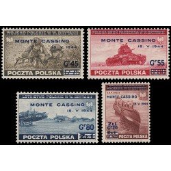 Polonia Poland E 17/20 1944 Toma de Monte Cassino MNH