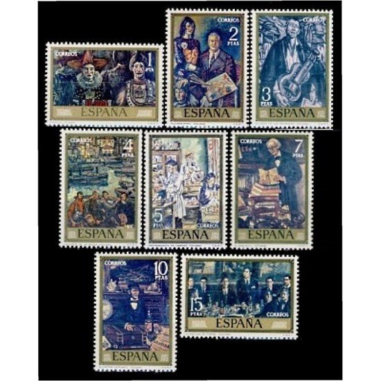 España Spain 2077/84 1972 Solana,MNH España Spain 2077/84 1972 Solana,MNH