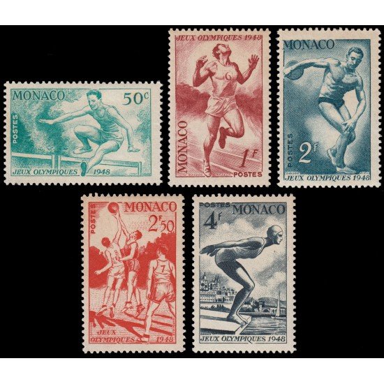 DEP7/S Monaco Nº 319/23 1948 JJOO de Londres-disciplinas deportivas-Lujo DEP7/S Monaco Nº 319/23 1948 JJOO de Londres-disciplinas deportivas-Lujo