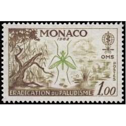 FAU5/S Monaco Nº 579 1962 Erradicación del paludismo Lujo FAU5/S Monaco Nº 579 1962 Erradicación del paludismo Lujo