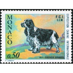 FAU5/S Monaco Nº 862 1971 Exp. canina inter.-coker spamiel-Lujo FAU5/S Monaco Nº 862 1971 Exp. canina inter.-coker spamiel-Lujo
