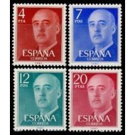 España Spain 2225/28 1974/75 General Franco MNH España Spain 2225/28 1974/75 General Franco MNH