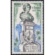 Monaco A 93 1969 Cent. Compositor H. Berlioz Busto MNH