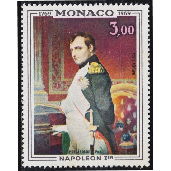 Monaco A 94 1969 Bicentenario de Napoleón I MNH Monaco A 94 1969 Bicentenario de Napoleón I MNH