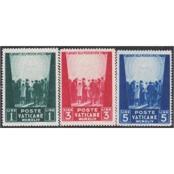 Vaticano 109/11 1944 Por las víctimas de la guerra MNH