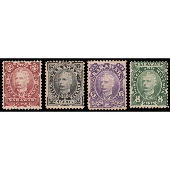 Sarawak 31/34 1895 Charles Johnson Brooke MH