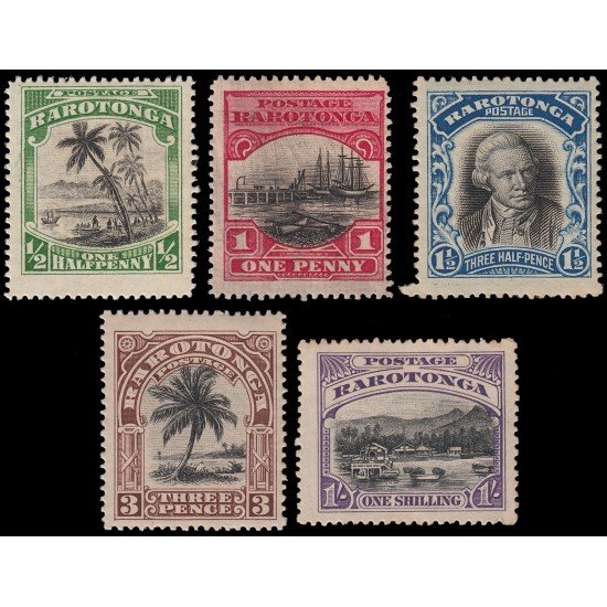 Rarotonga 14/19 1920 Sujetos diversos MH