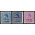 Rarotonga 29/30+29a  1926-28 Sellos de Nueva Zelanda con sobrecarga MNH