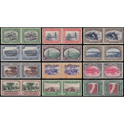 África Sudoccidental 102/25 1931 Motivos diversos Pares horizontales MH