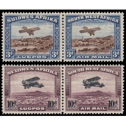 África Sudoccidental A 5/8 1931 Monoplano y biplano Pares horizontales MH