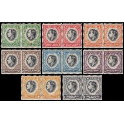 África Sudoccidental 140/55 1937 Coronación de Jorge VI Pares horizontales MNH