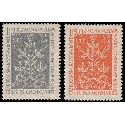 Trieste Aéreo 1/2 1948 Exposición económica de Koper MNH